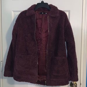 Missguided Oversized Teddy Jacket